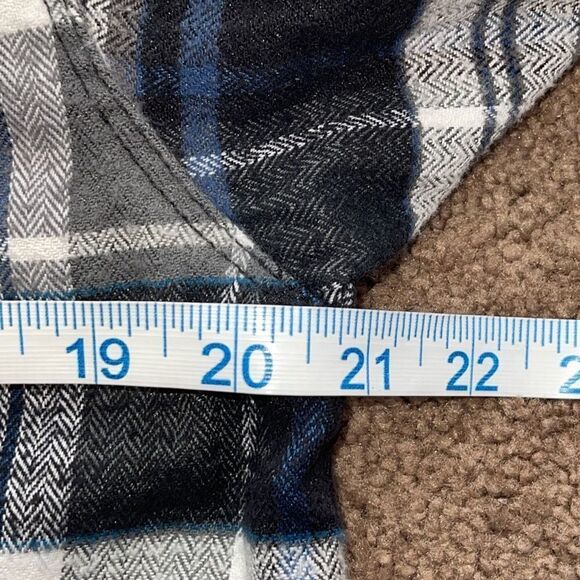 Burnside Mens Long Sleeve Plaid Flannel Button-Down Shirt Multicolor Large‎ - Picture 8 of 9